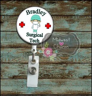 Surgical Tech.Retractable badge holder nurse id LD gift 40% OFF Cheap Sale ...