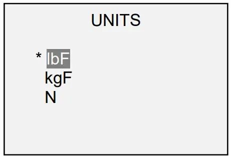 Select units