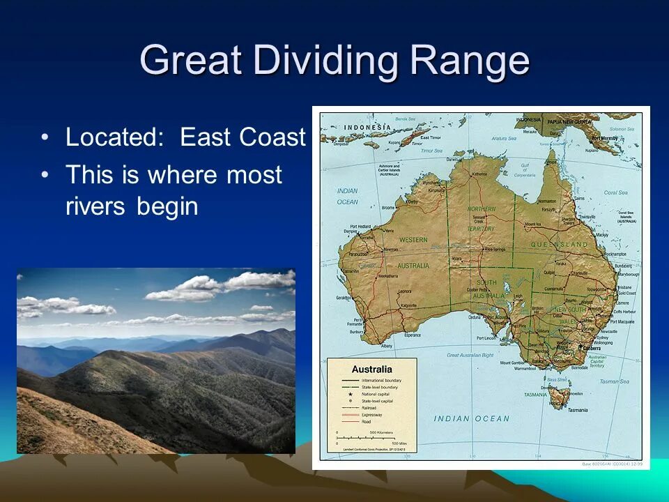 Большой водораздельный где находится на карте. Горы большой Водораздельный хребет на карте. Горы большой Водораздельный хребет на карте Австралии. Большой Водораздельный хребет г Косцюшко на карте.