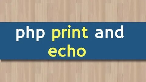 Php print