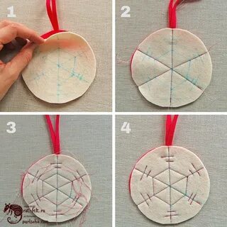 Новогодняя игрушка своими руками поэтапно