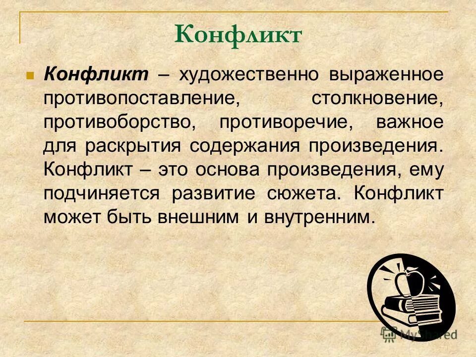 Определение понятия сюжет