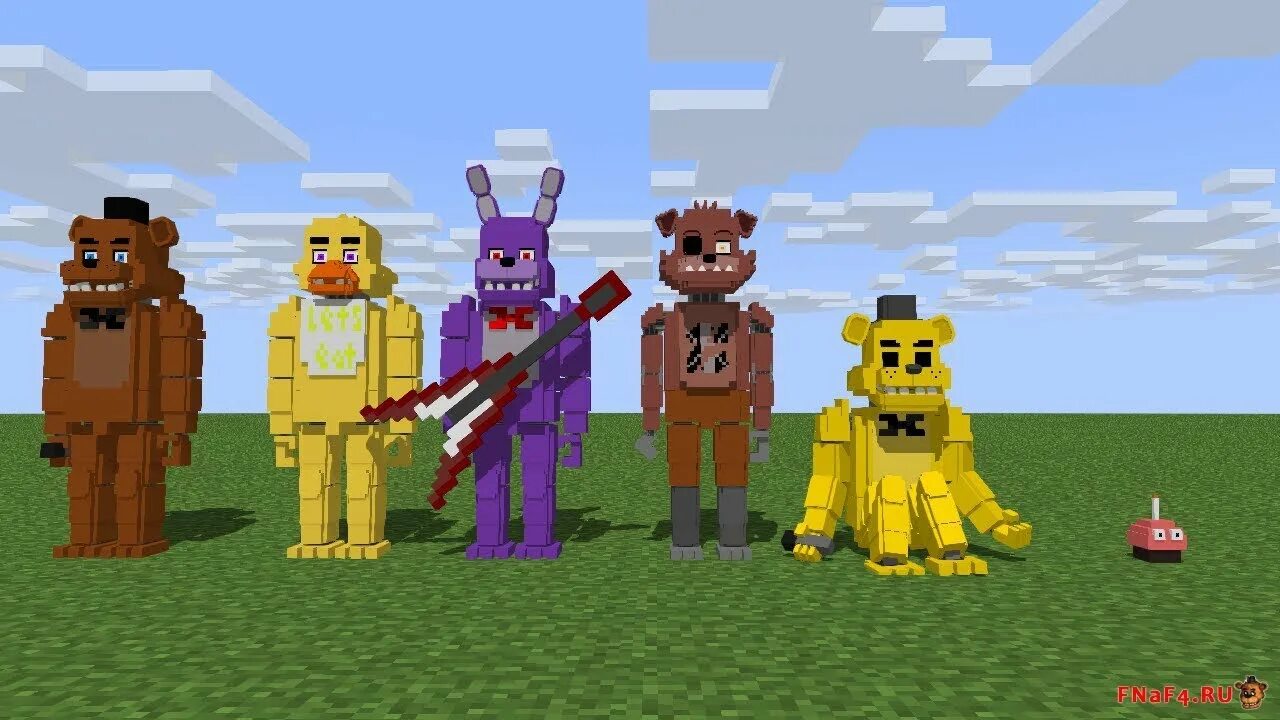 Fnaf addon minecraft
