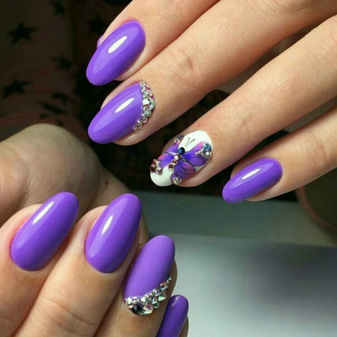 Фото гелевых ногтей. Фиолетовый маникюр. Сиреневые ногти. Фиолетовые ногти. Сиреневый маникюр.