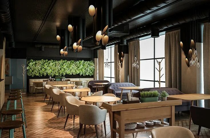 Restaurant cafe decor Modern restaurant design, Restaurant interior design, Rest