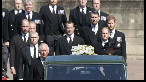 At the funeral of Prince Philip, who died at the age of 99, the Royals and ...