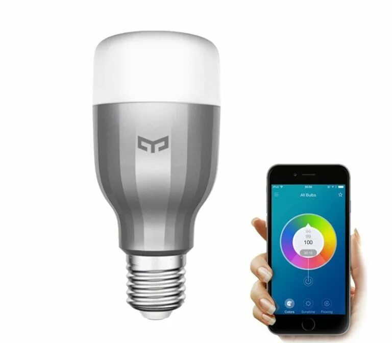 Smart лампа. лампочка с управлением цвета. Rgb bulb 7. смарт лампочка. Xiaomi yeelight smart.