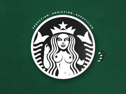 Slideshow starbucks logo naked.