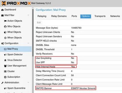 Mail gateway