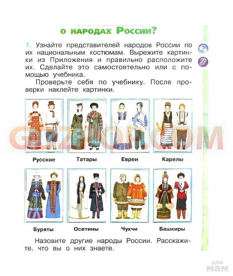 Народы россии задание 2 класс. Народы России. Названия представителей народов России. Народы России окружающий мир.