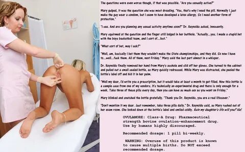Mary's Exam Gender swap captions nude.