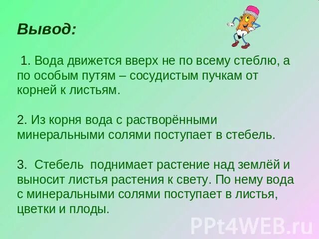 Особенности передвижения воды и Минеральных веществ по стеблю. Передвижение Минеральных веществ по стеблю вывод. Транспорт воды по стеблю. Вода и Минеральные вещества передвигаются по стеблю вверх по.