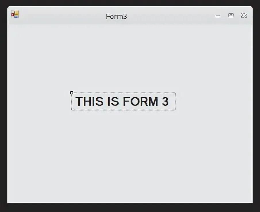 Remember 3 forms