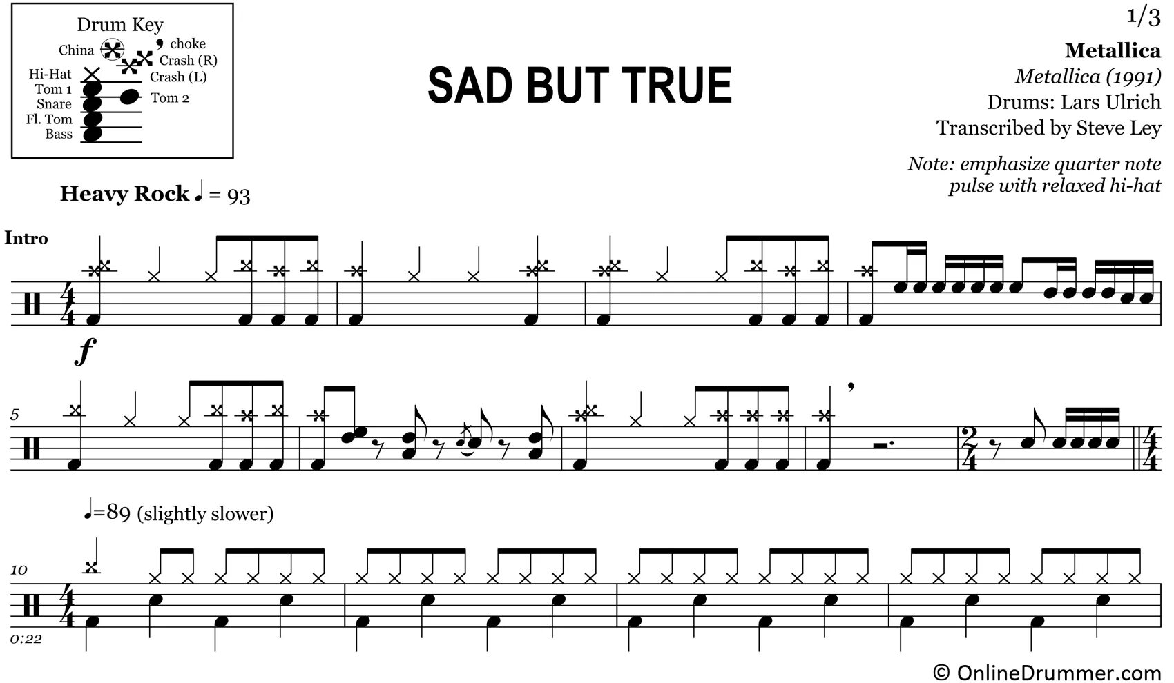 Sad tabs. Metallica Sad but true Ноты для барабанов. Sad but true Ноты для барабанов. Барабанные Ноты Metallica. Sad but true партитура для ударных.