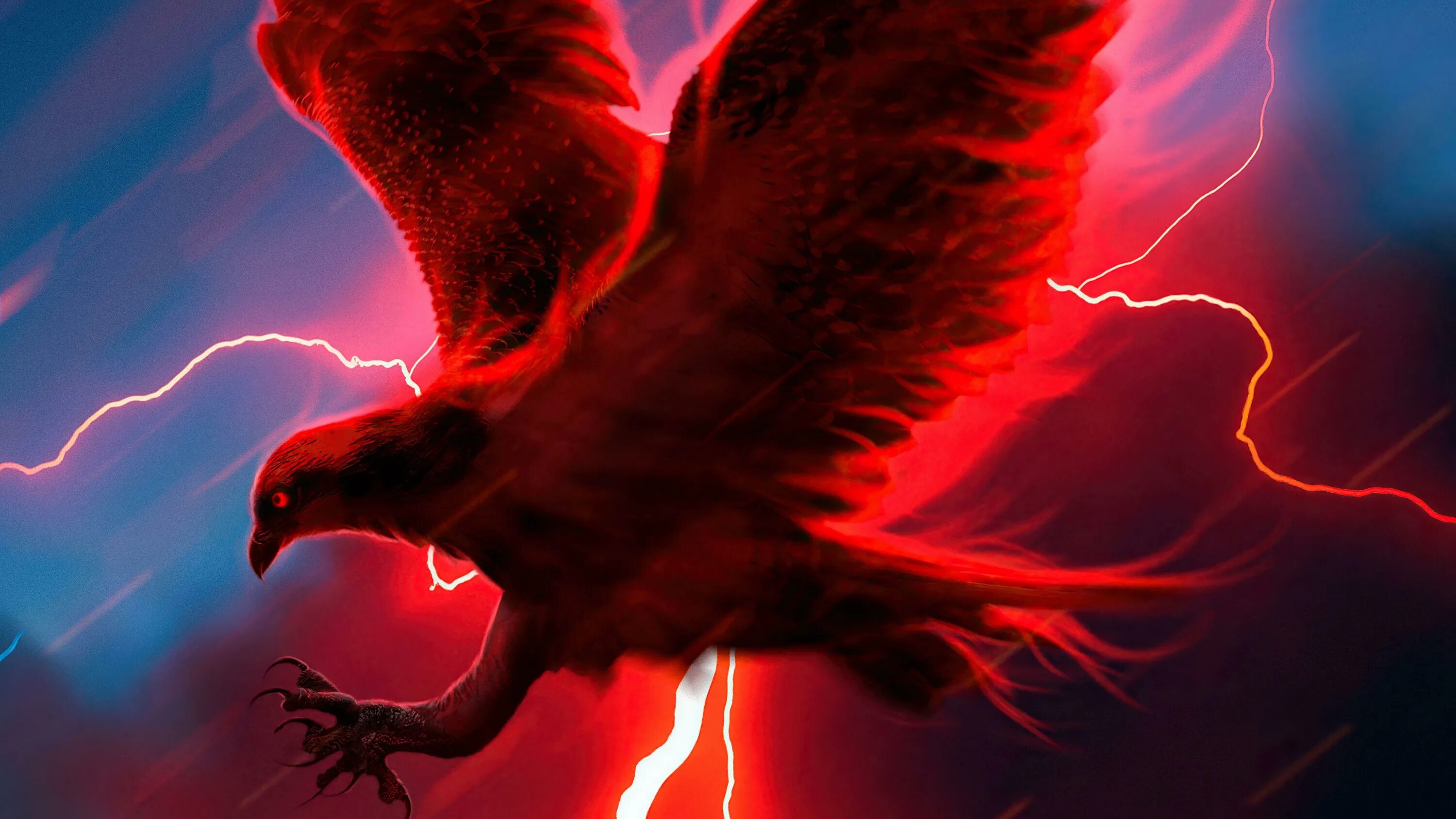 Ред игл. Красная молния. Красные Орлы. Огненный Орел. Орел обои.