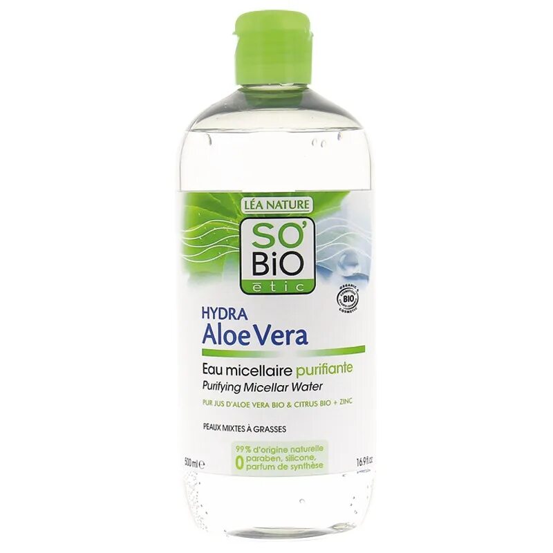 Мицеллярная вода 500мл. So Bio Etic косметика. Lea nature косметика SOBIO Etic. Aloe Vera мицеллярная вода 3 1. Cosmebio продукция.