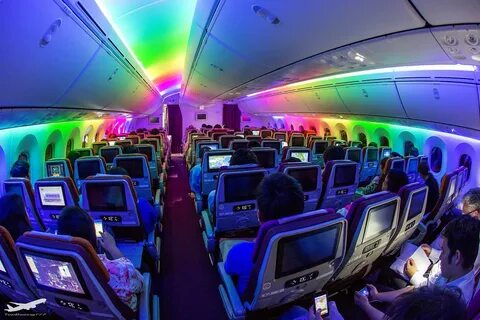 Боинг 787 дримлайнер салон