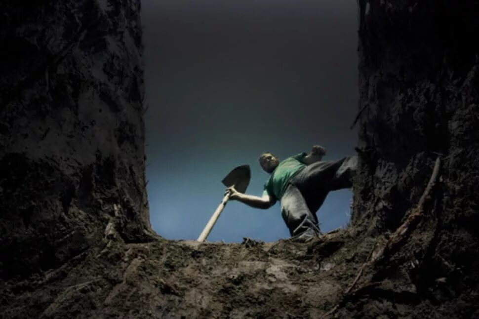 Digging up