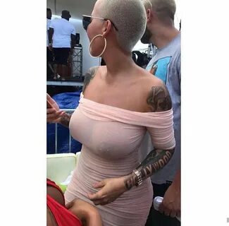 Amber rose boobs.