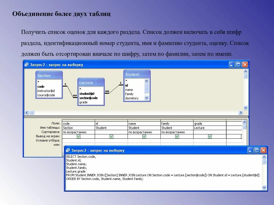 Типы данных microsoft access. Объединение двух таблиц. запросы с двумя таблицами. объединение данных из нескольких таблиц. access текстовый короткий текст.