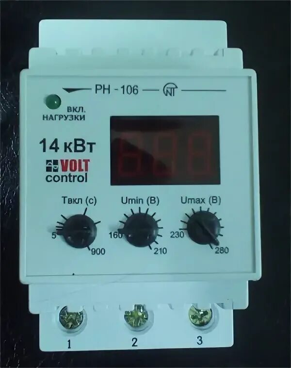 Реле напряжения рн 106 Отзыв о Реле напряжения Новатек-Электро РН-104 (РН-106) Удобен, информативен, по