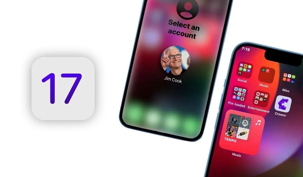 Iphone x обновление. Apple IOS 17. Приложения IOS 17. Обновление IOS 17. Интерфейс IOS 17.