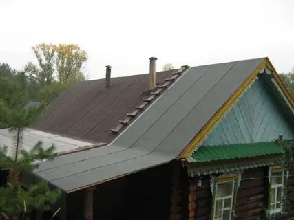 Рубероид на крышу дома