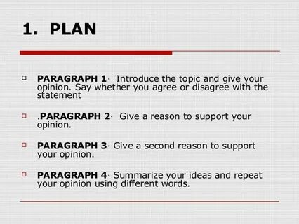 The topic your opinion