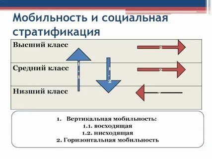 Примеры социальной стратификации и социальной мобильности