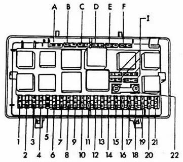 Предохранители ауди с3
