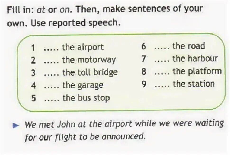 Complete the sentences with him her them 59.1.