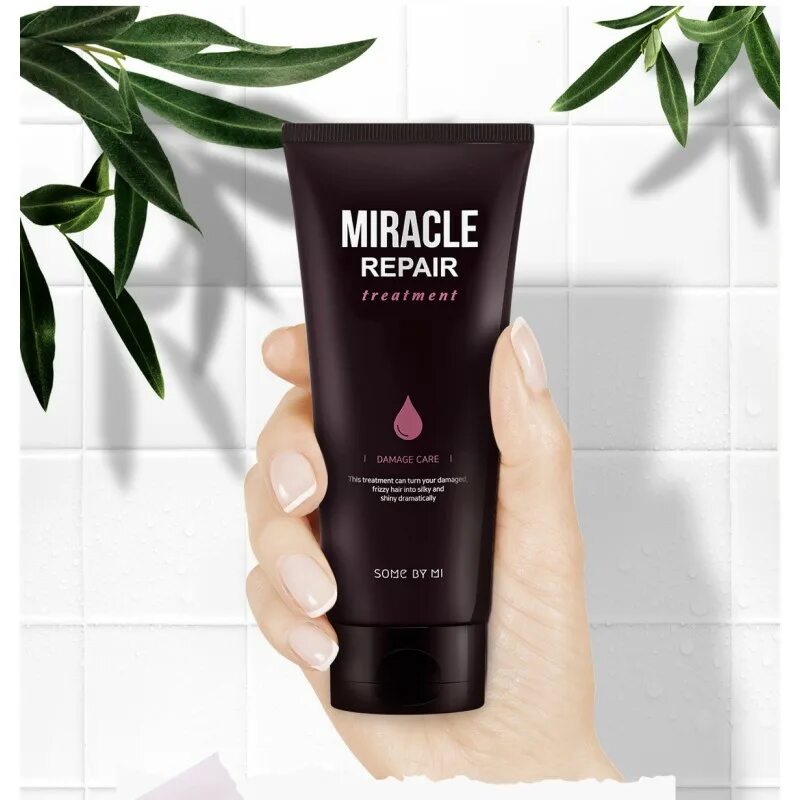 Some by mi miracle. Some by mi miracle repair. some by mi маска для волос. маска для волос some by mi miracle repair восстанавливающая, 180 мл. everyday miracle treatment для волос.