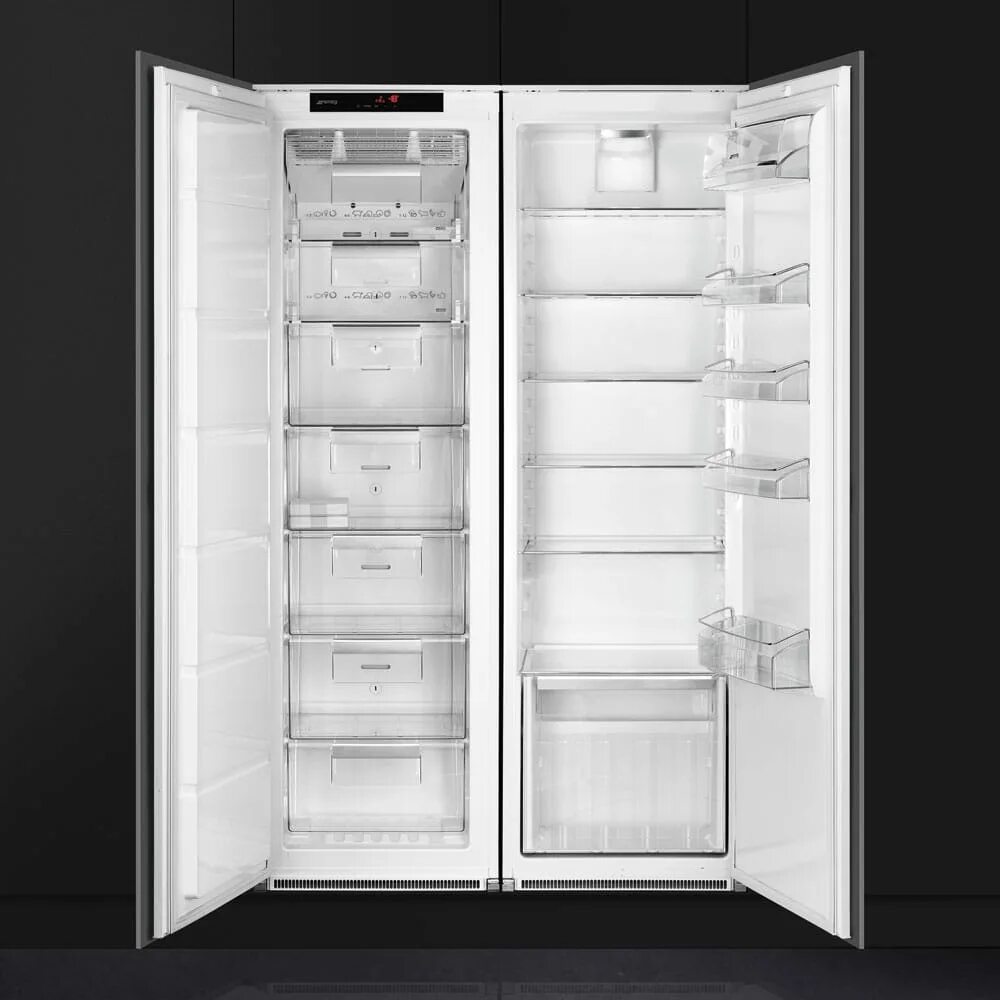 Холодильник через 1. Встраиваемый холодильник Smeg s7323lfld2p. Встраиваемый холодильник Smeg ri360rx. Холодильник Smeg s8l1743e. Smeg s8l1721f.