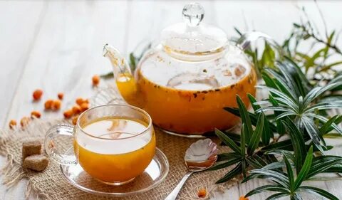 Чай с апельсином и медом