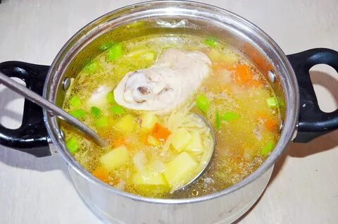 Курица второй бульон