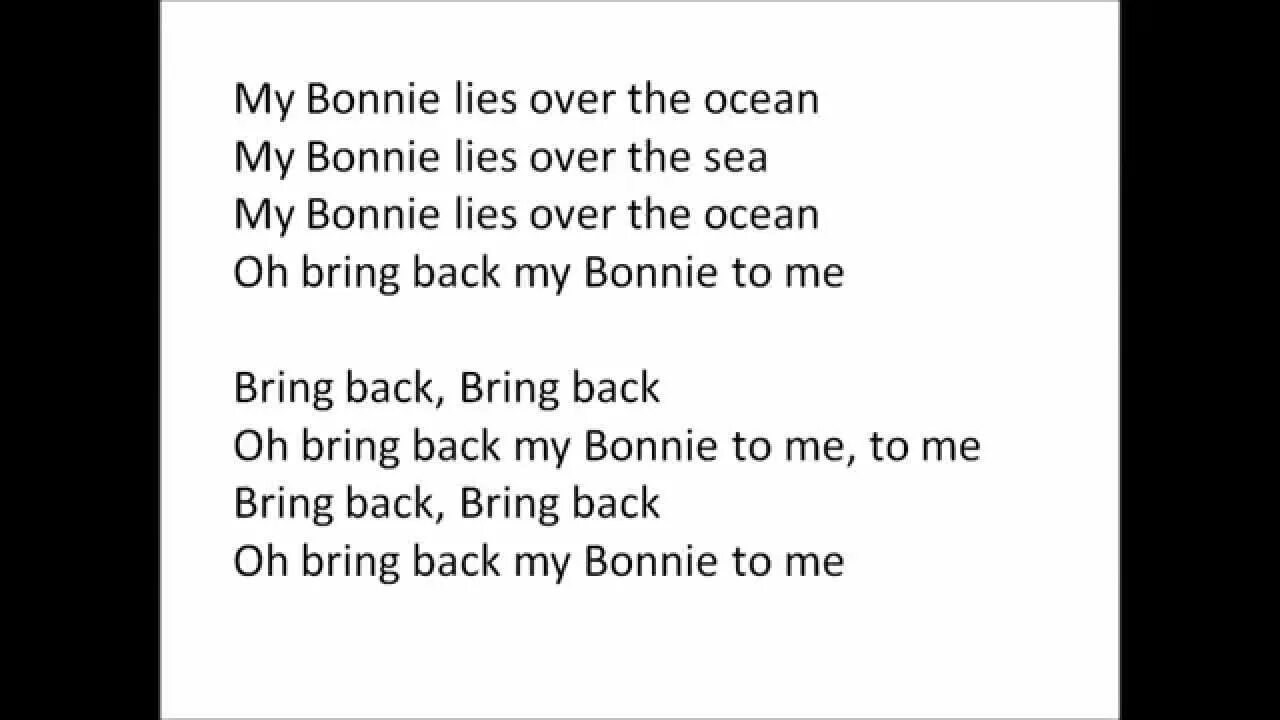My Bonnie Lies over the Ocean. My Bonny is over the Ocean текст песни. My Bonnie is over the Ocean текст. My Bonnie Lies over the Ocean текст песни. Lay lay lay song