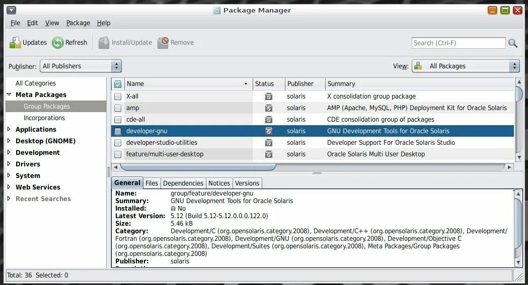 Solaris Volume Manager. SSH Sun Solaris. Group packages