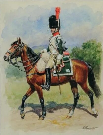Рисунки Люсьена Руссело. Рисунки Руссело. Маркитантки итальянской армии 1810-12.