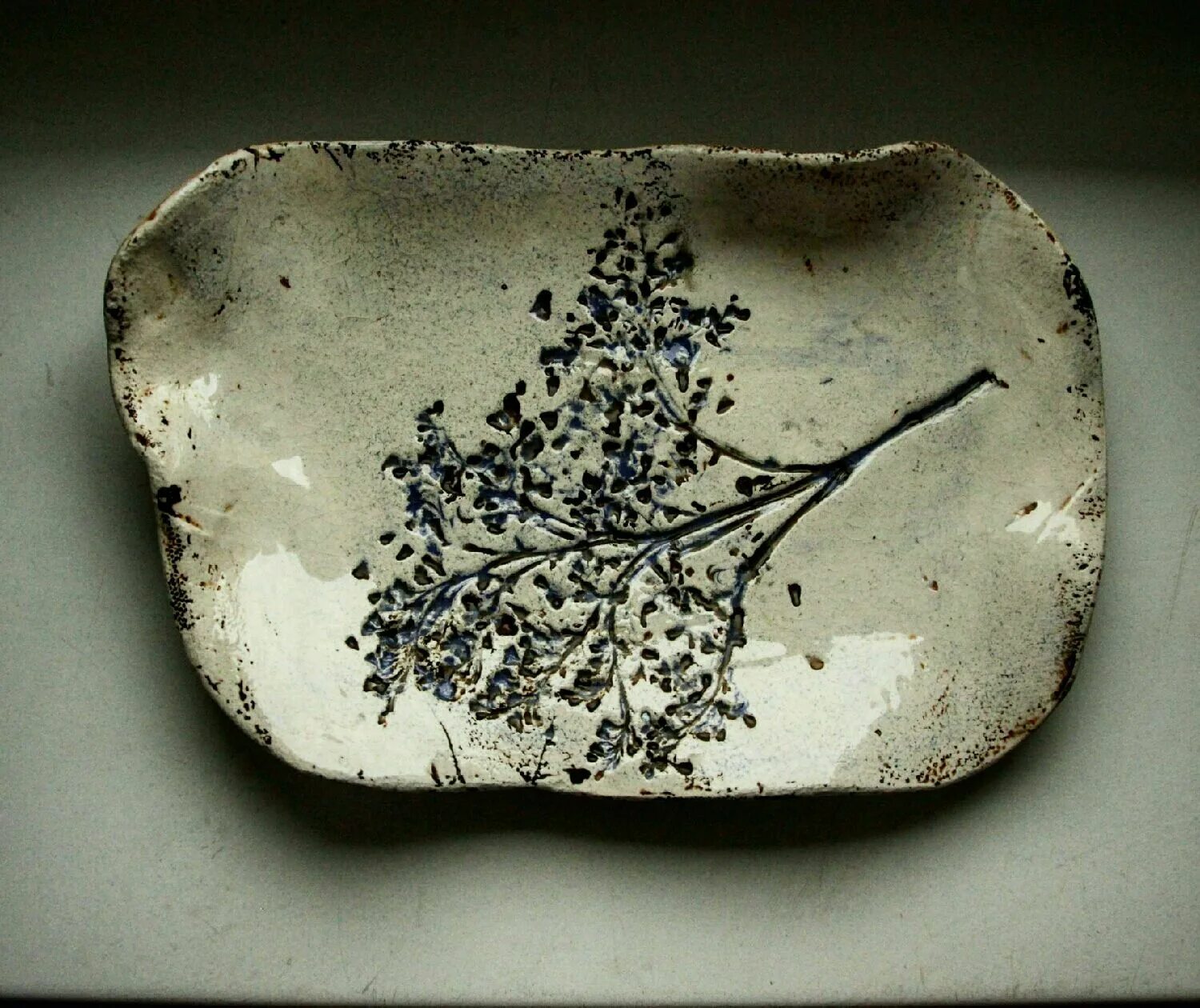 Керамика с оттисками растений. Оттиск трав на глине. Керамика с отпечатками растений. Тарелка из глины с оттиском цветов.