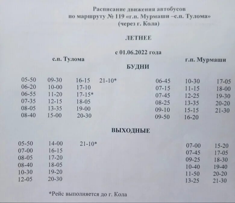 Расписание автобусов мурманск 107. Расписание 119 автобуса. Расписание маршрутки 119. Расписание 119 автобуса Мурманск. Расписание 119 автобуса Тулома.