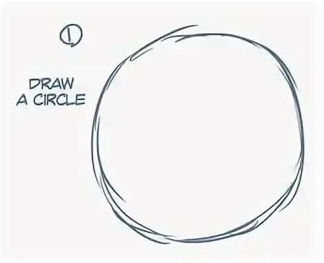 Draw the circle. Draw the circle