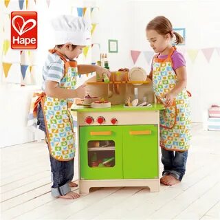 Children in the kitchen are