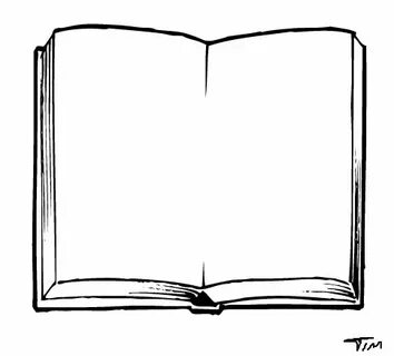 Раскраска книга раскрытая