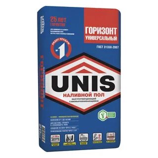 Наливной пол unis горизонт 20 кг
