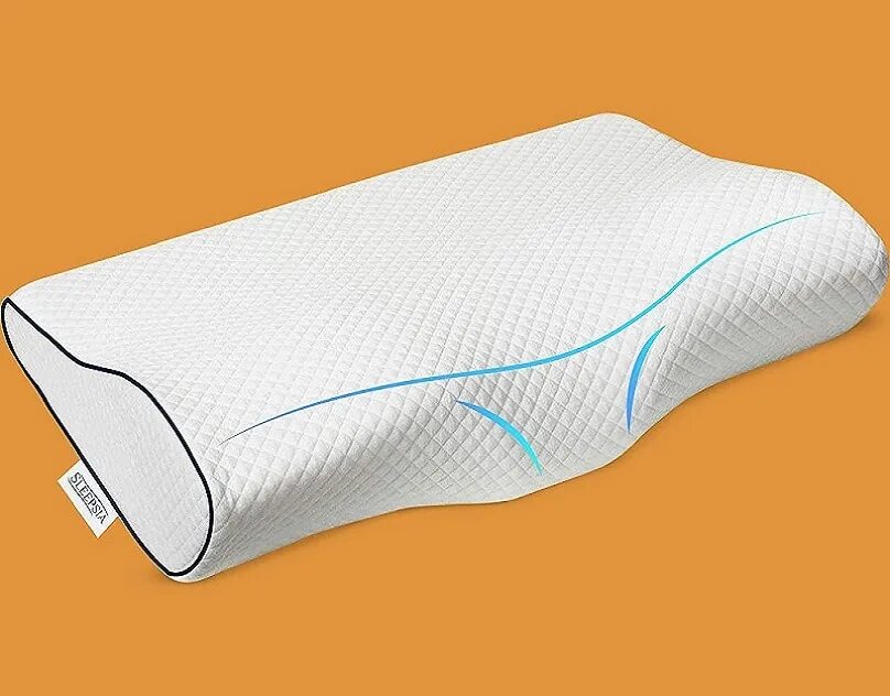Memory foam pillow. Orthopedic pillow.