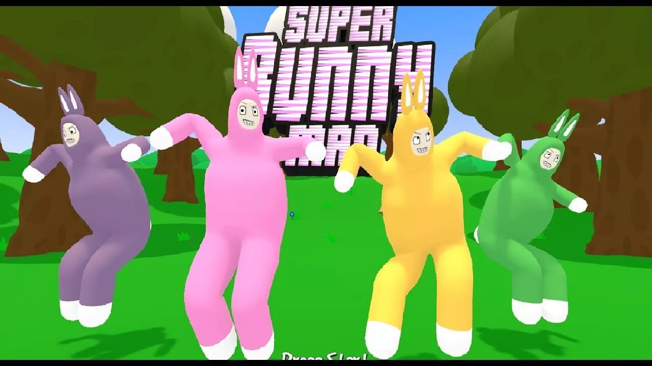 Steam bunny man. Игра super bunny man. Bunny man игра. Супер кролики игра. Super bunny man по сети на пиратке.