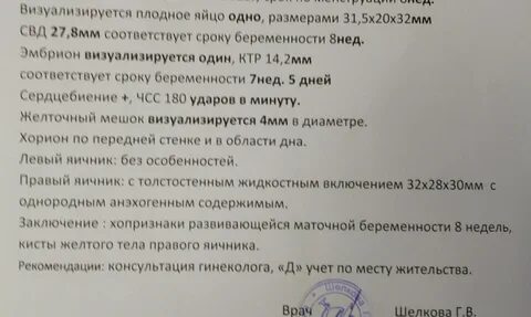 Размеры желтого