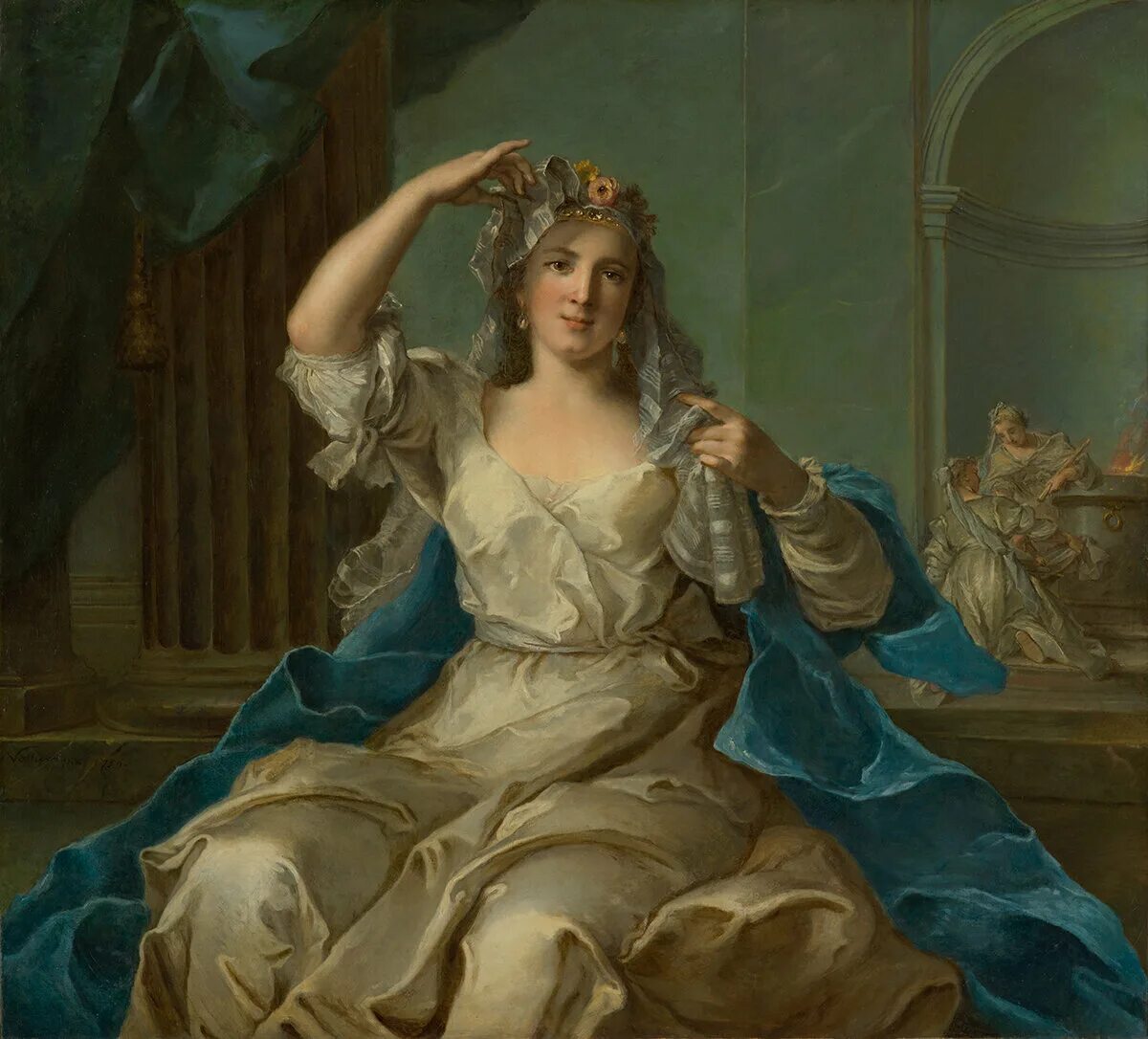 Jean-Marc Nattier (1685–1766). Кем петру являлась женщина изображенная на портрете