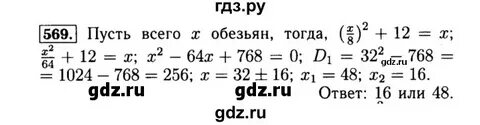Алгебра 7 класс номер 569