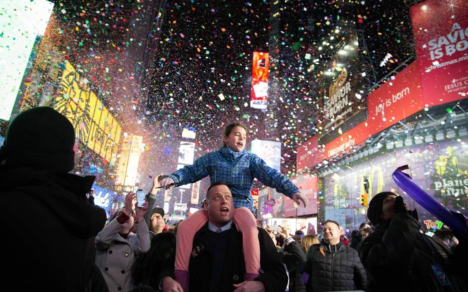 Time square new year